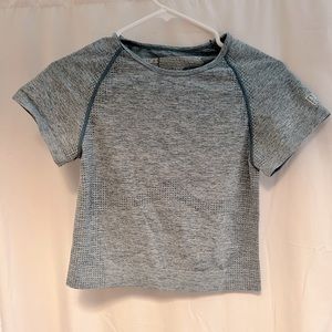 PINK crop top work out shirt